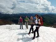 Resegone con neve di primavera da Brumano il 4 maggio 2014 - FOTOGALLERY